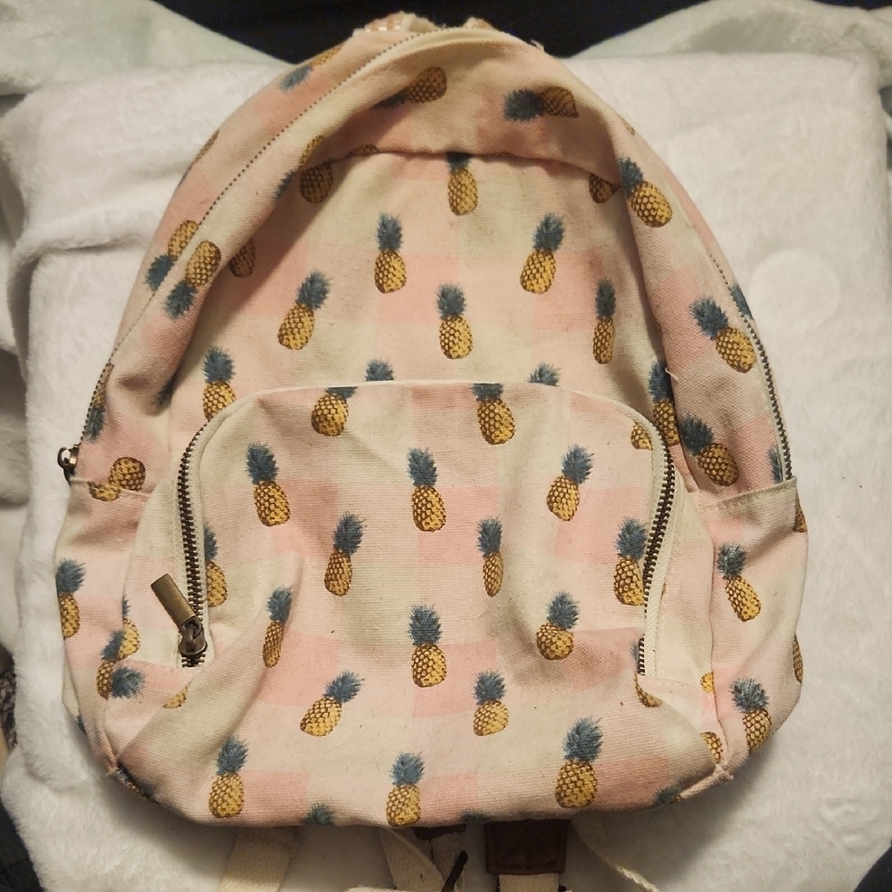 Pineapple Print Mini Backpack Mossimo Style Co. - image 1